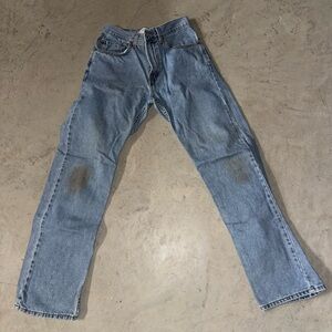 Levi's Regular Fit 505 Blue Men's Straight Jeans 31 x 3